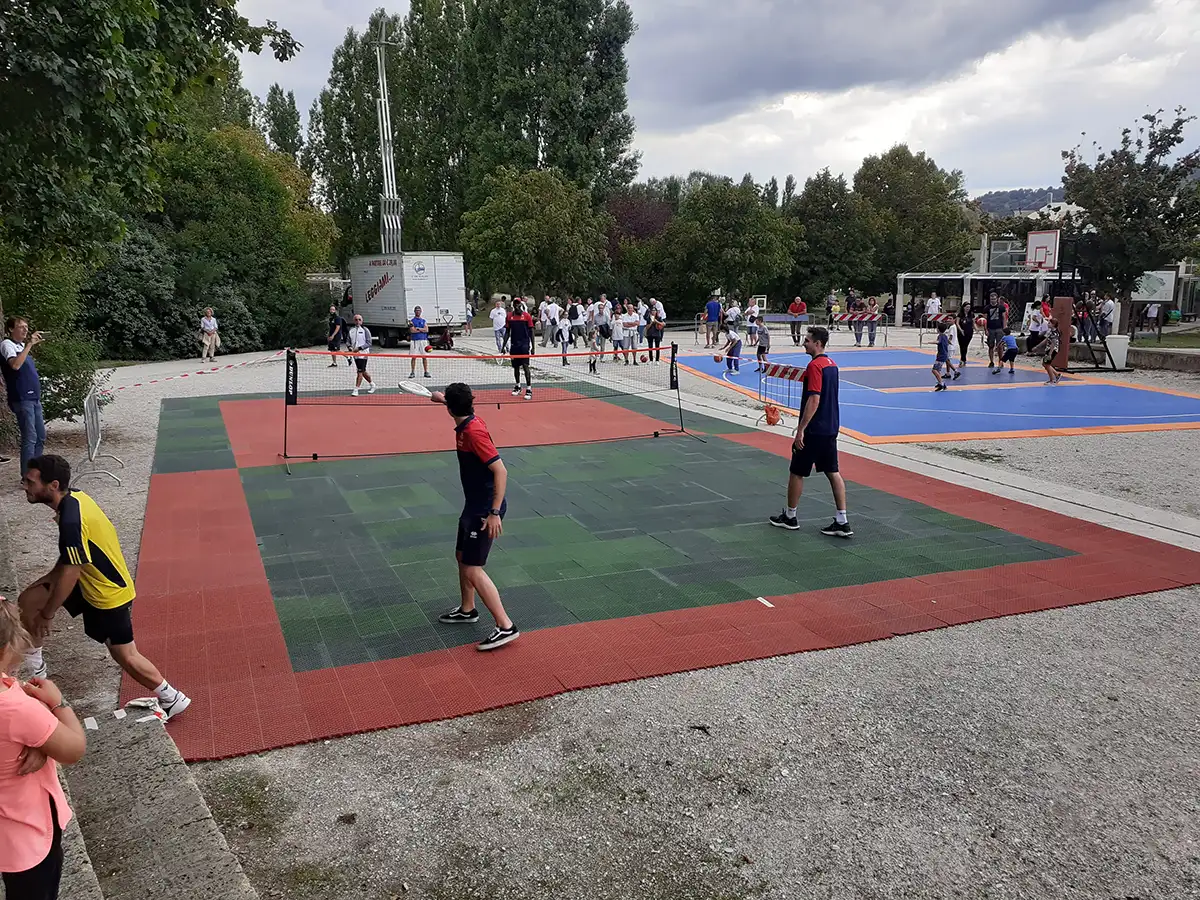 CAMPO MINITENNIS - Pavimento Modulare drenante - immagine 4