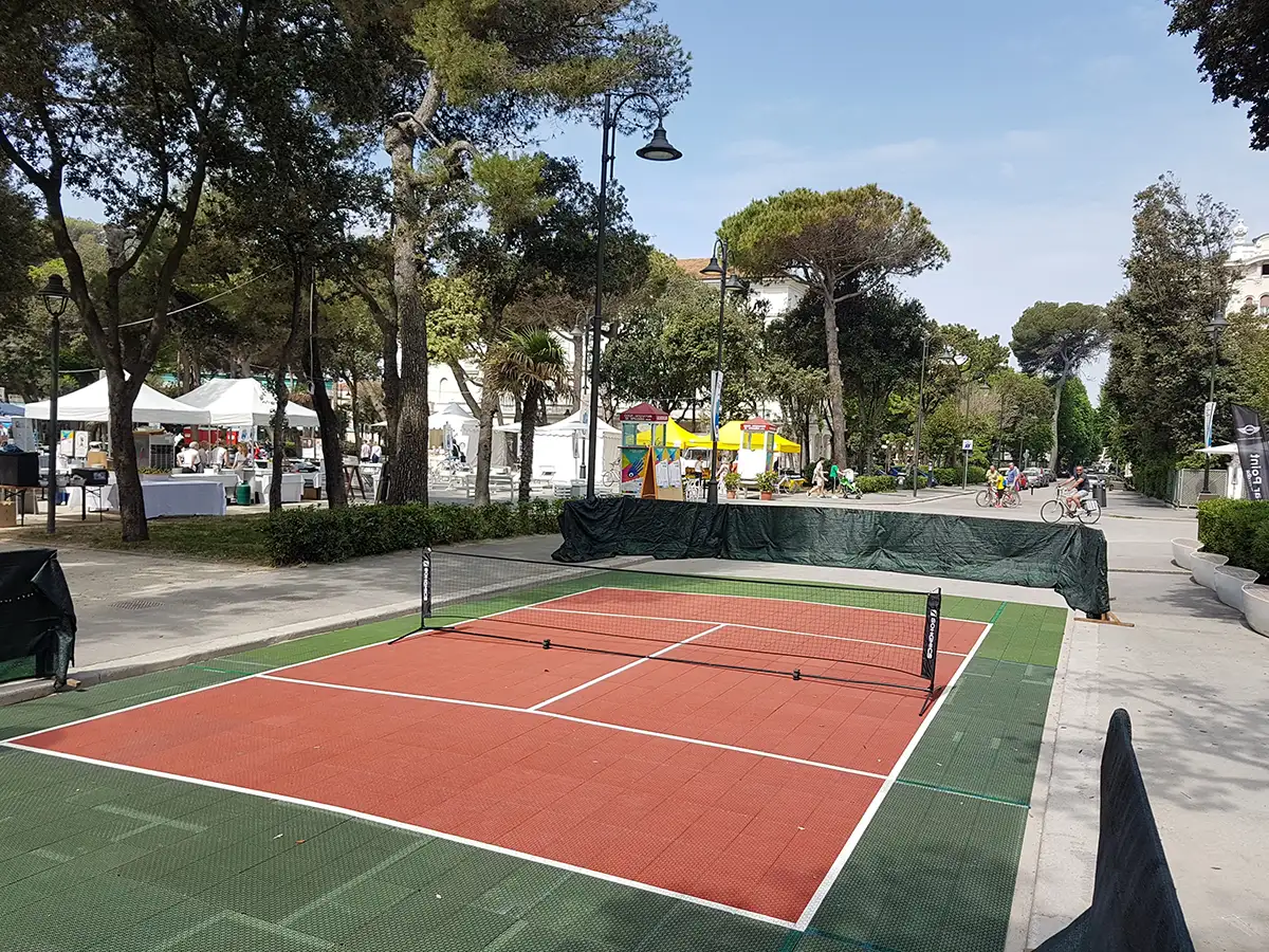 CAMPO MINITENNIS - Pavimento Modulare drenante